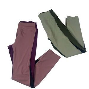 2 Pairs PINK Victoria's Secret Ultimate Featherweight Leggings